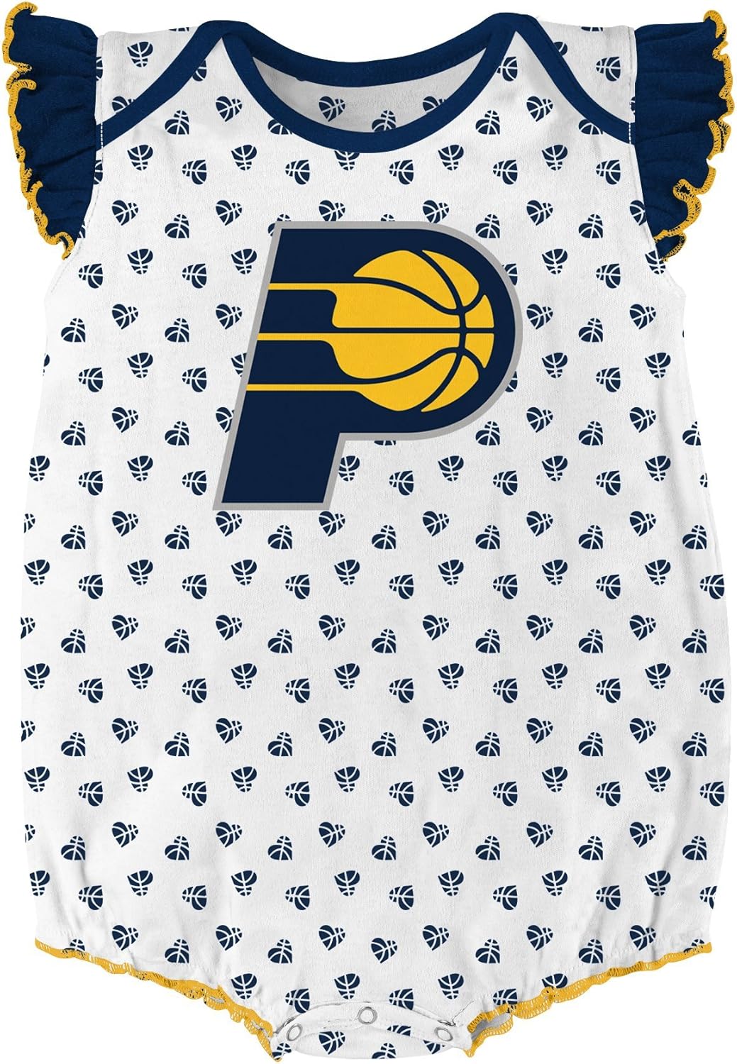 NBA Newborn NBA Newborn & Infant Heart Fan 2 Piece Onesie