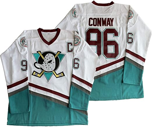 white mighty ducks jersey