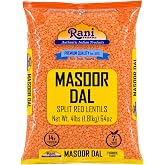 Rani Masoor Dal (Indian Red Lentils) Split Gram, 64oz (4lbs) 1.81kg Bulk ~ All Natural | Gluten Friendly | NON-GMO | Kosher |