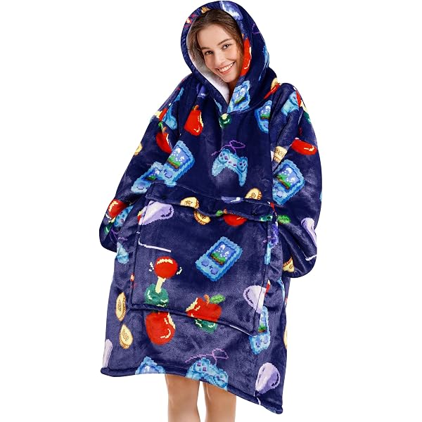 Cozy Couple Matching Pajamas - Funny Popcorn Flannel Hoodie Set For Two, Warm Christmas Gift For Couples - View #2