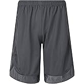 URBEX Long Men's Basketball Shorts with Pockets Athletic Running Gym Workout Sport Shorts