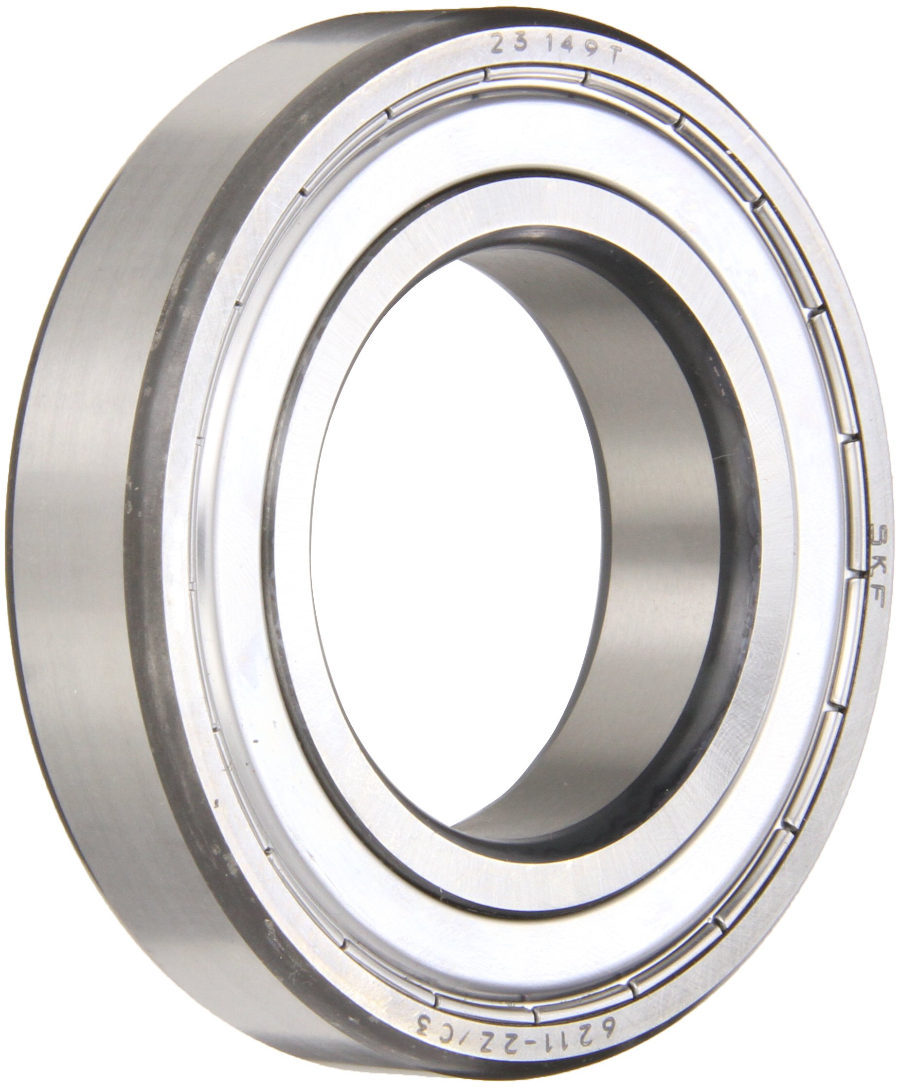 SKF Radial Deep Groove Ball Bearing, 55 ID, Bearing steel