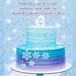 50 Pieces Mini Snowflake for Craft Tiny Resin