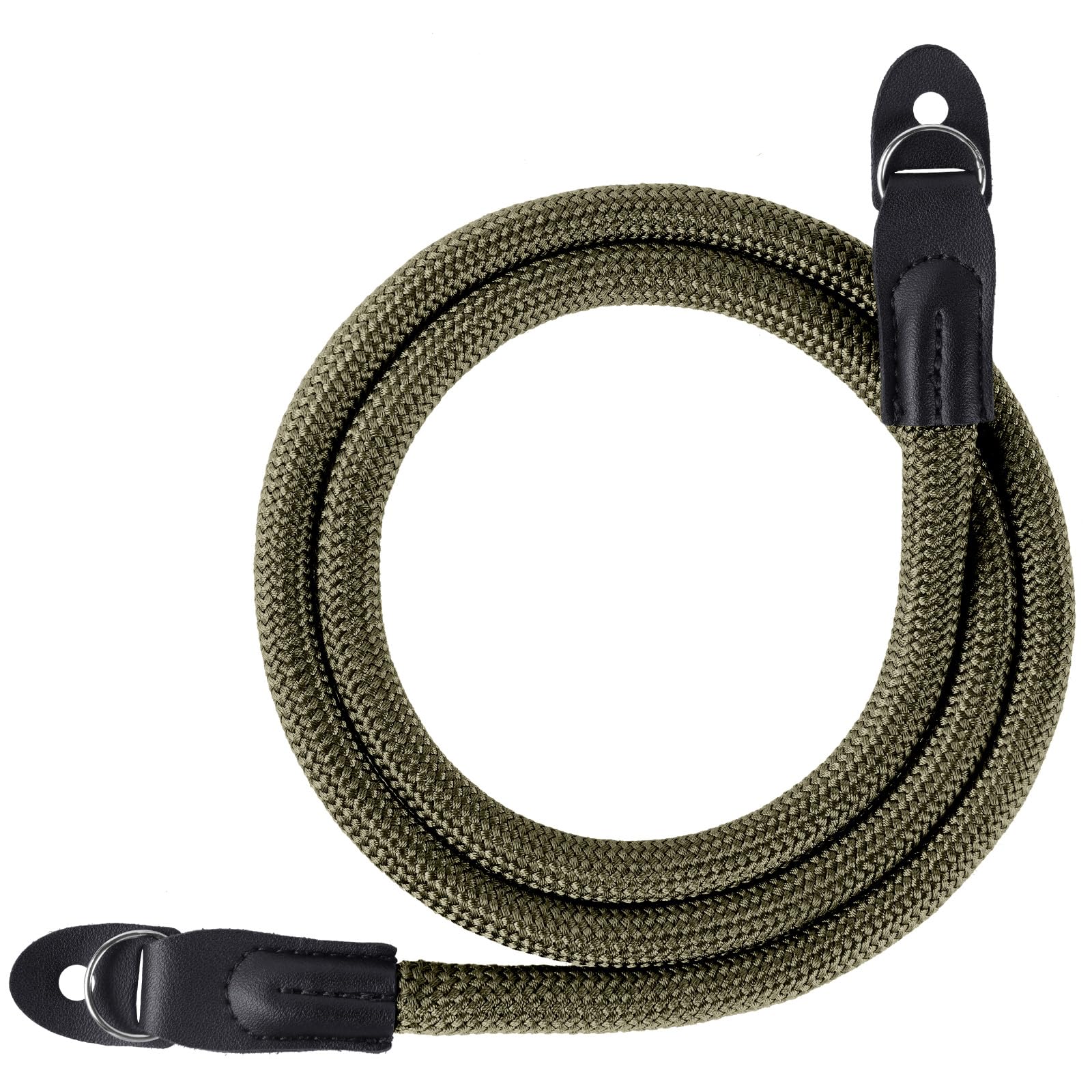 flintronic Camera Strap, Camera Shoulder Neck Strap, Anti-slip Camera Shoulder Strap, Climbing Rope Camera Strap for SLR/DSLR/Fujifilm/Nikon/Sony/Olympus/Panasonic Digital Cameras, Green