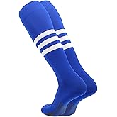 Baseball & Softball Socks | USA Made Dugout Series Striped | Over the Calf | Sizing for Youth Boys, Girls, Men, & Women's