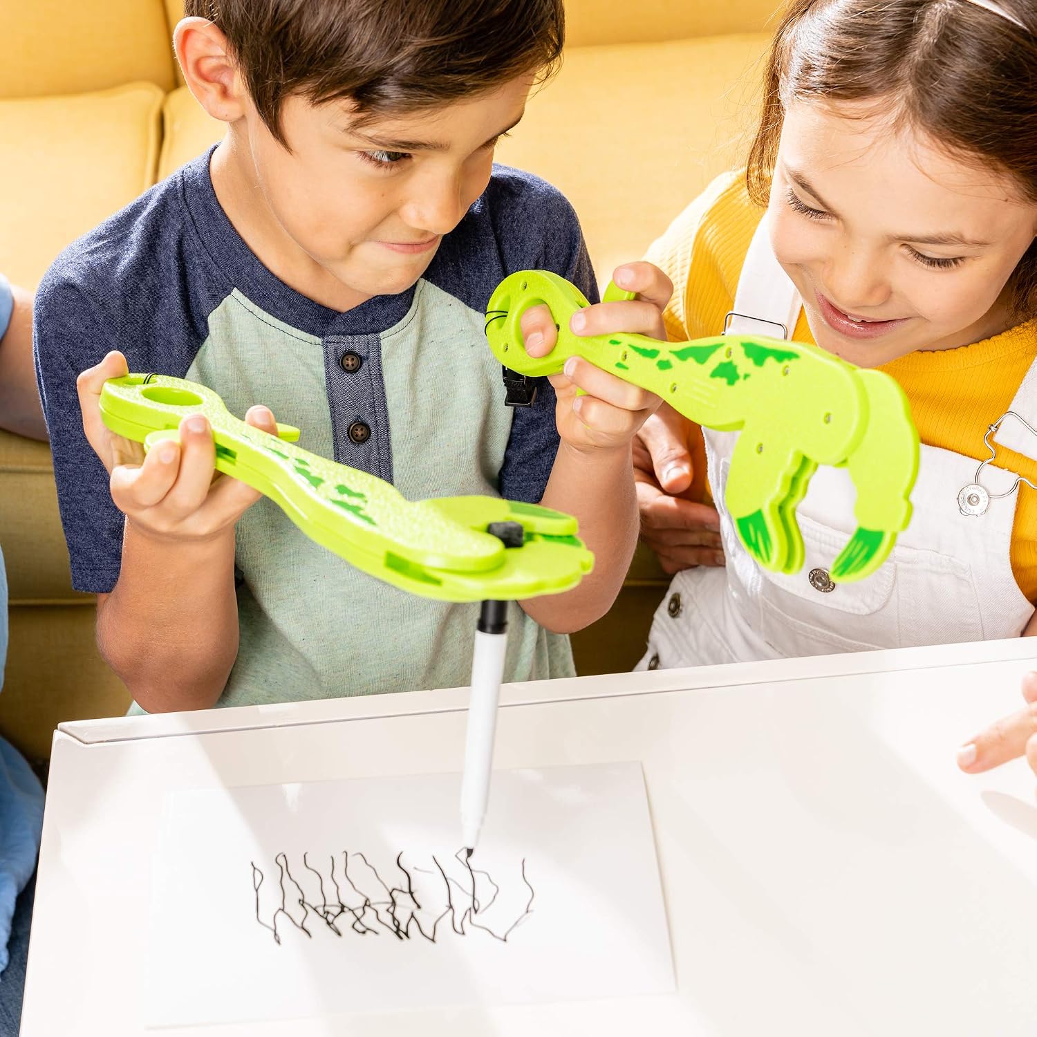 Learning Resources T-Rex Rumble Game, Green and Yellow, 12 inches x 3 inches x 10 inches - Image 3