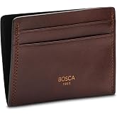 Weekend Wallet Card Case Dolce Matte Leather Dark Brown