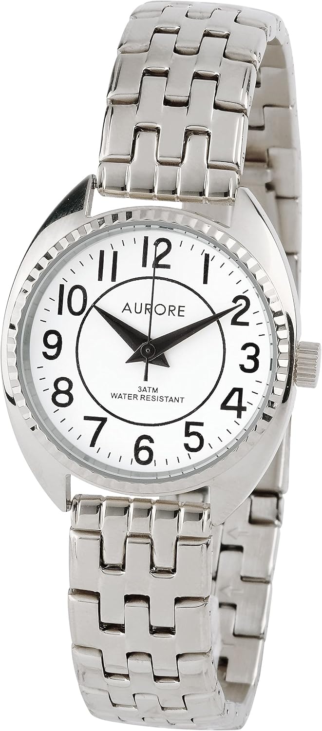 Montre Femme AURORE QUARTZ Argentée - Style Art Déco - Ne Fonctionne Pas - Occasion