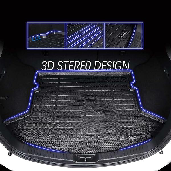KELCSEECS ALL WEATHER FLOOR MATS & CARGO LINER SET FOR 2015 2014 2013 2012 CIVIC & CIVIC SI ONLY SEDAN (NOT COUPE) CAR MATS CARGO MAT FLOOR LINERS TRUNK MAT CIVIC TRUNK LINER