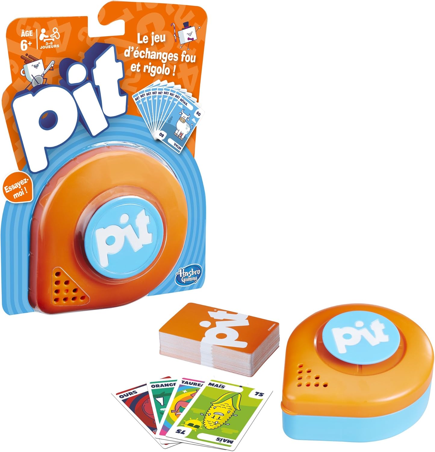 Hasbro Gaming Pit Card Game, e0890 Toys & Games
