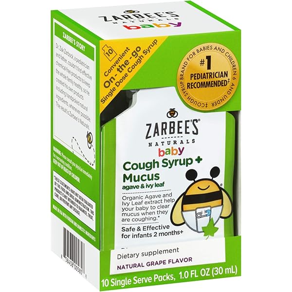Amazon Com Zarbee S Naturals Baby Cough Syrup Mucus With