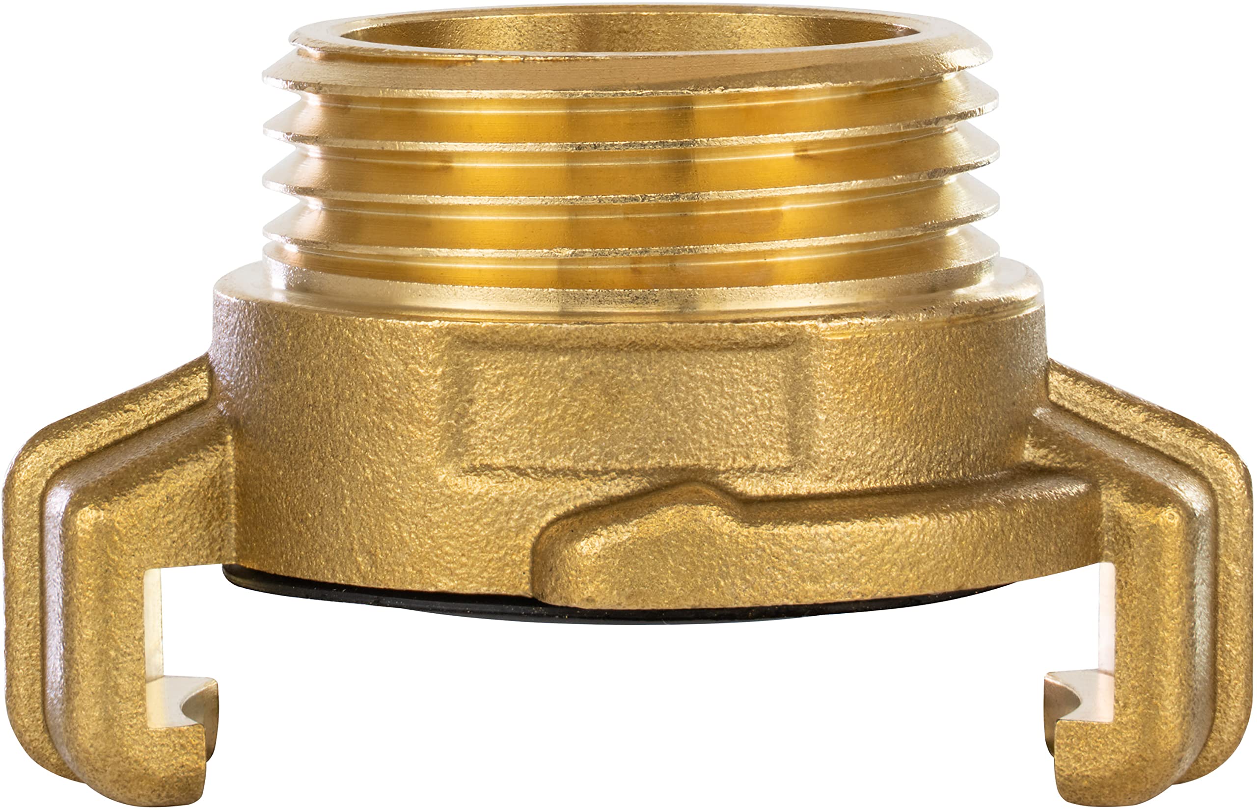 Poppstar Brass Quick Coupling 1 inch External Thread (G 1" Thread on Claw Connector)
