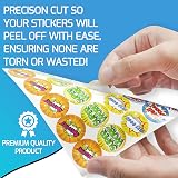 Innoveem Well Done Stickers 200 Colourful Reward Kids Classroom Pack view 5