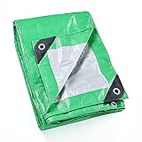 GUARD SHIELD Green/Silver Tarp 10x10 Feet