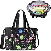 Trahzia Bingo Bag with Pockets, Bingo Dauber Dabber Bag with Shoulder Strap | A Padded Sleeve, Reinforced Top Handle, Detachable Shoulder Strap, Ideal For Bingo Game Accessories and Supplies