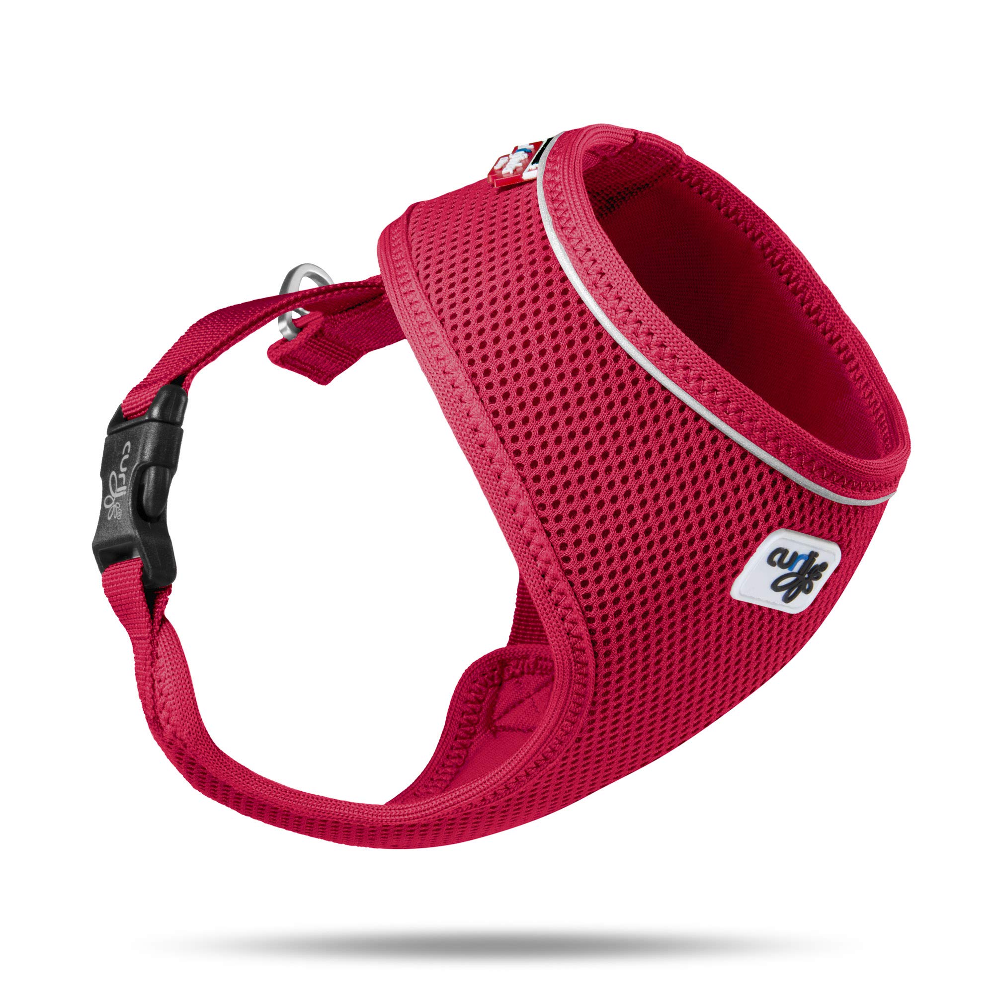 Curli Basic Harness Air-Mesh Red XL