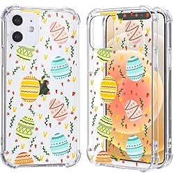 LuGeKe Happy Easter Eggs Print Case for iPhone 12