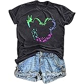 Magical Shirt for Women Magic Kingdom Tshirt Graphic Tee Family Vacation Short Sleeve Tops Summer Casual Tops