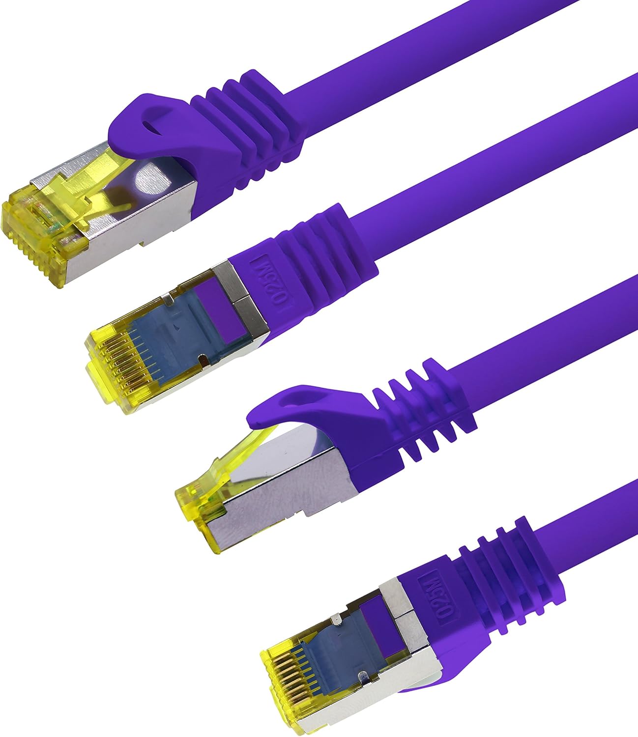 Cat.7 Patch Cable Set, S/FTP (PiMF) Ethernet LAN Network Cables, 10 Gigabits/10000 Mbps, High Speed - Image 4