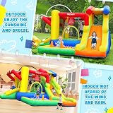 FBSPORT Inflatable Bouncy Castle Double Slide Trampoline Ball Pit Kids 135kg view 8