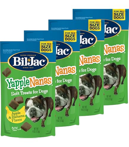 Amazon.com : Bil-Jac Yapple-Nanas Soft Dog Treats | Apple & Banana