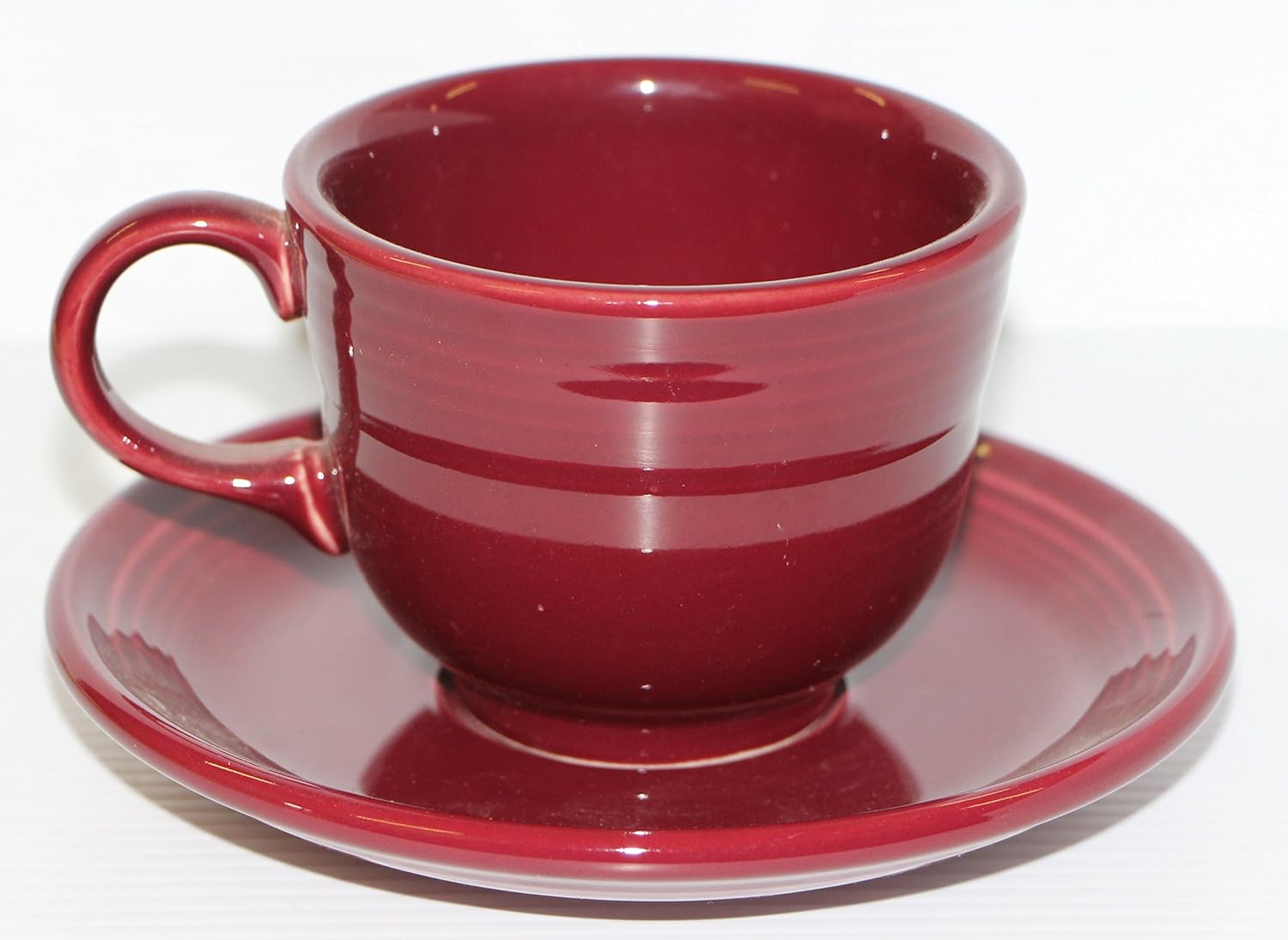Fiesta Coffee Cup and Saucer Set 8oz tea fiestaware