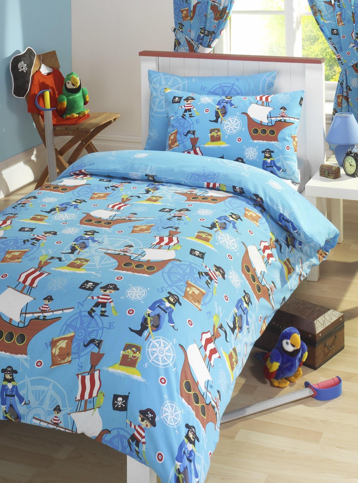 Pirates Single Duvet Cover and Pillowcase Set