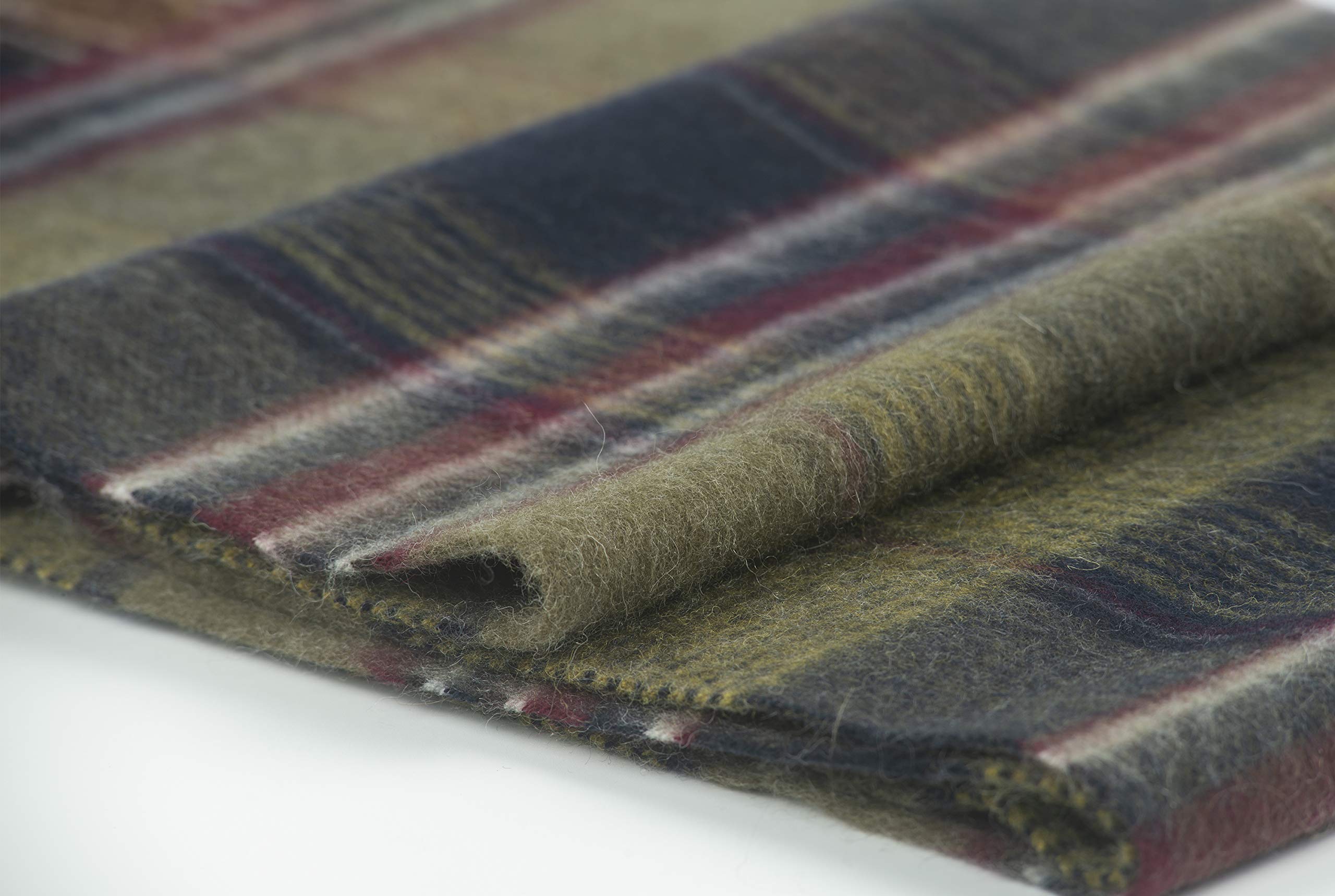 Wool Plaid Tartan Winter Scarf 70.8" x 11.8"100% Lambs wool Scarves for Men and Women - Cashmere Feel Soft Touch Cozy Warm Breathable and Skin friendly Wool Plaid Tartan Winter Scarf 70.8" x 11.8"100% Lambs wool Scarves for Men and Women - Cashmere Feel Soft Touch Cozy Warm Breathable and Skin friendly