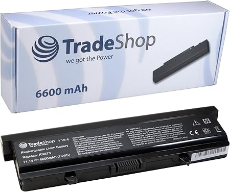 Battery 6600 Mah Replaces Dell Rn 873 X 284 G Amazon Co Uk Electronics