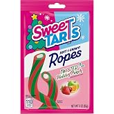 SweeTARTS Ropes Twisted Holiday Punch Candy, Stocking Stuffer, 3 oz, 12 Ct | Soft chewy filled ropes, twisted punch, Christmas, stocking stuffer, holiday, party, sharing