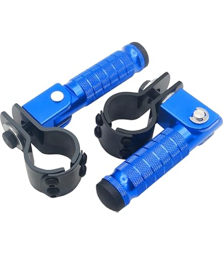 thumbnail image 2 of M8 Foldable Foot Pegs CNC Aluminum Anti-skid 2-Pack M8 Motorcycle Foot Pegs - 90 Degree Foldable Aluminum Pedals For Dirt Bikes & E-Bikes CNC Aluminum Anti-skid Pedals 2 of 14