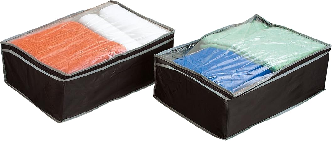 Cajas de almacenaje (45 x 35 x 15 cm – Cesta Almacenamiento Ropa Caja: Amazon.es: Hogar