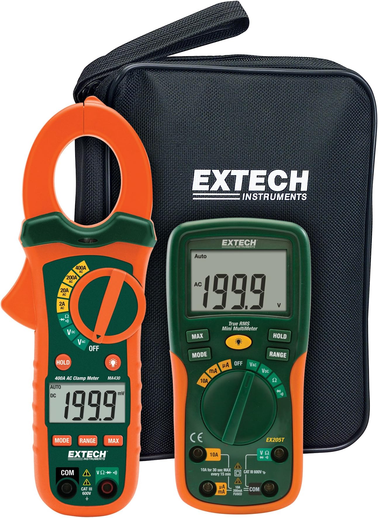 Extech ETK30 Electrical Test Kit with AC Clamp Meter
