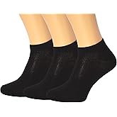 RONDO 3 Pack Unisex Thin Cotton Ankle Socks Dry Fit Low Cut Running Socks