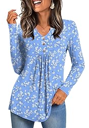 CATHY Womens Long Sleeve Tops 2025 Fall Fashion