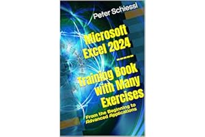 Microsoft Excel 2024 - Training Book with Many Exercises: From the Beginning to Advanced Applications
