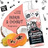 BUGALUGS 2 in 1 Cat Shampoo & Conditioner 500ml Papaya Coconut view 6