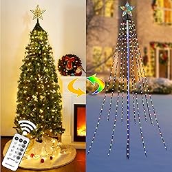 Twinkle Star Christmas Tree Lights with Star