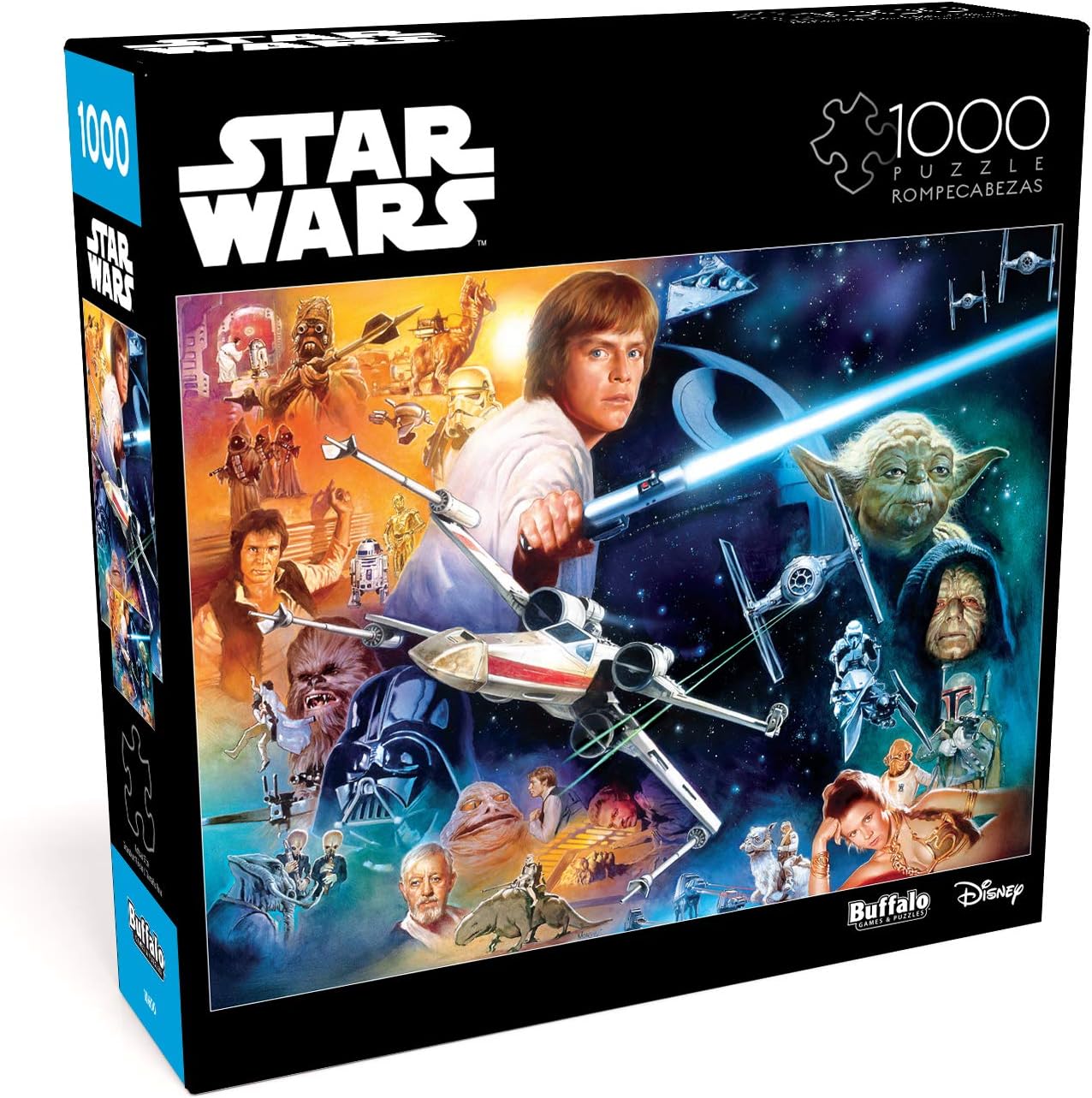 Puzzles Starwars The Force Is With You Young Skywalker 1000 Pc Jigsaw Puzzle Poster Toys Hobbies