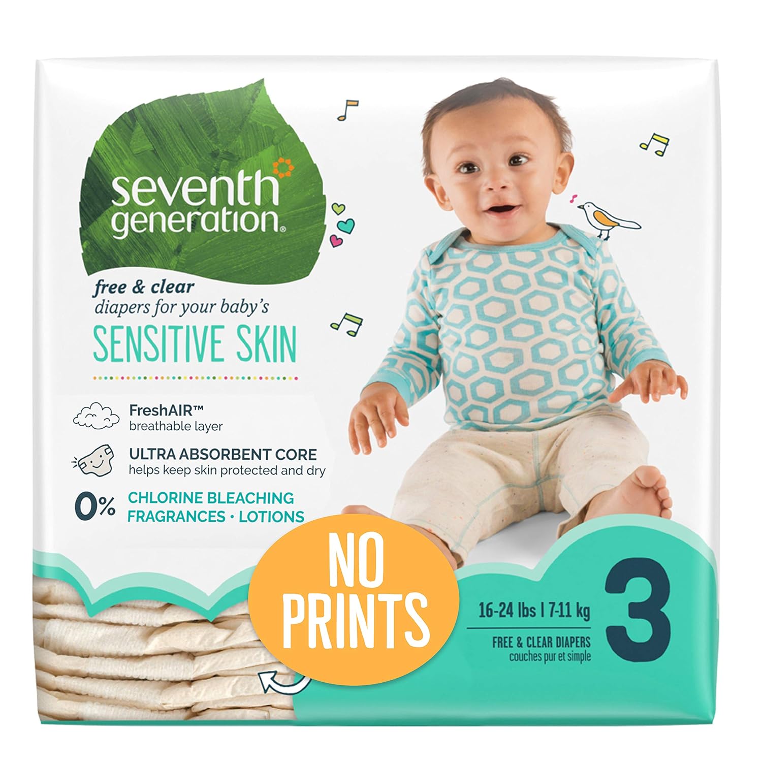 seventh generation free and clear diapers