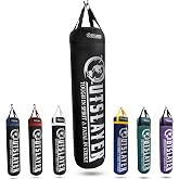 Outslayer 100 lbs Filled Heavy Bag | Custom Colors for Boxing, Kickboxing, Taekwondo &amp; MMA Training | Made in USA
