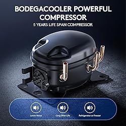 BODEGACOOLER 12 Volt Car Refrigerator, Portable
