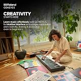 Roland GO:KEYS 5 61-Note Keyboard with ZEN-Core Over 1000 Sounds White view 3