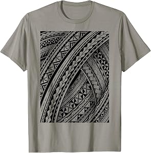 Polynesian Tribal Tongan Samoan Islander Design T-Shirt