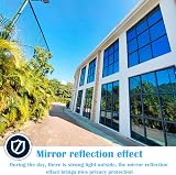 Zindoo One Way Mirror Window Film Silver Reflective Privacy 40x400cm view 5