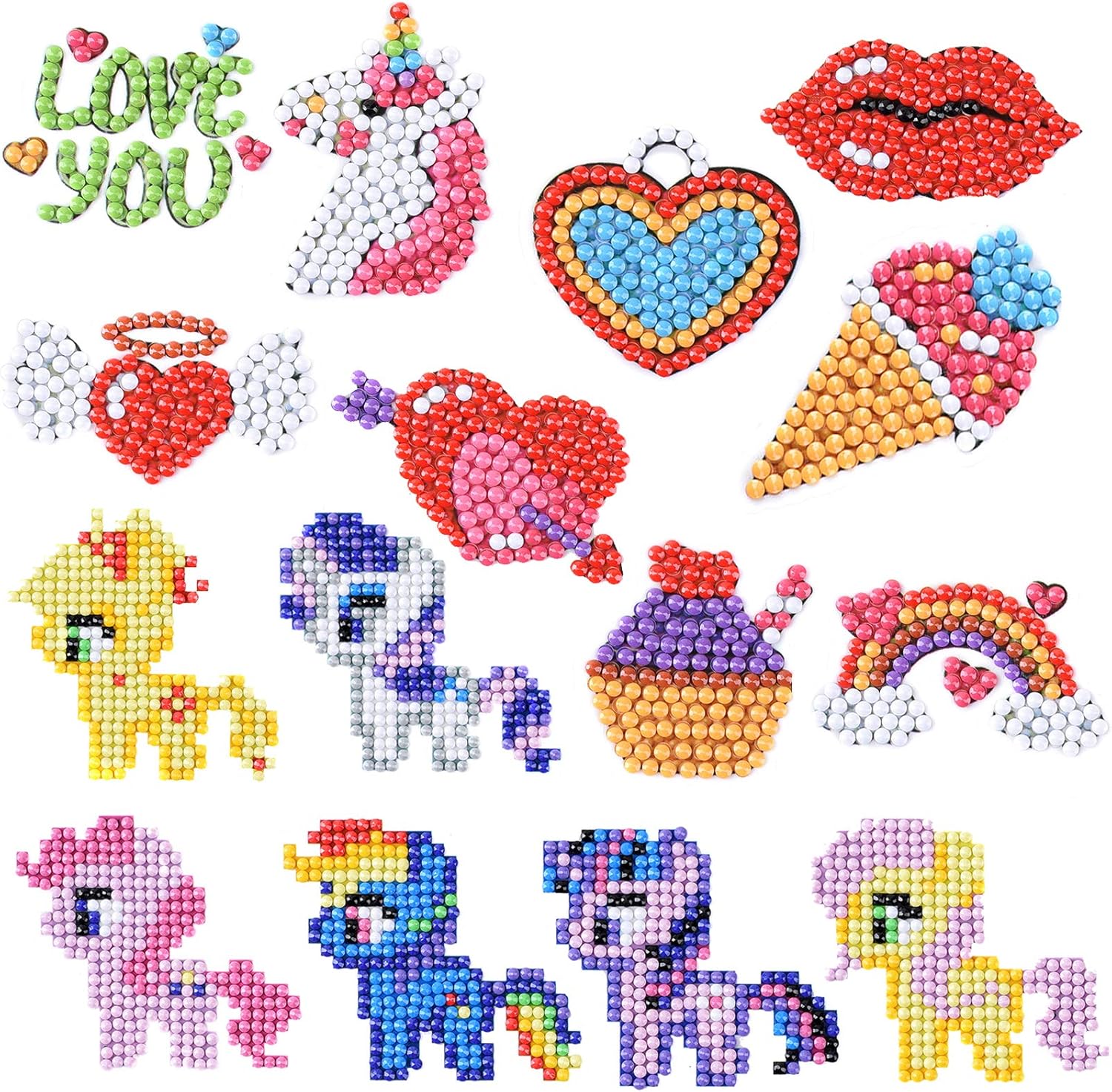 Amazon.com: Top TAX Store 5D DIY Diamond Painting Stickers Kits - 15