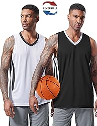 Liberty Imports Reversible Men's Mesh Athletic