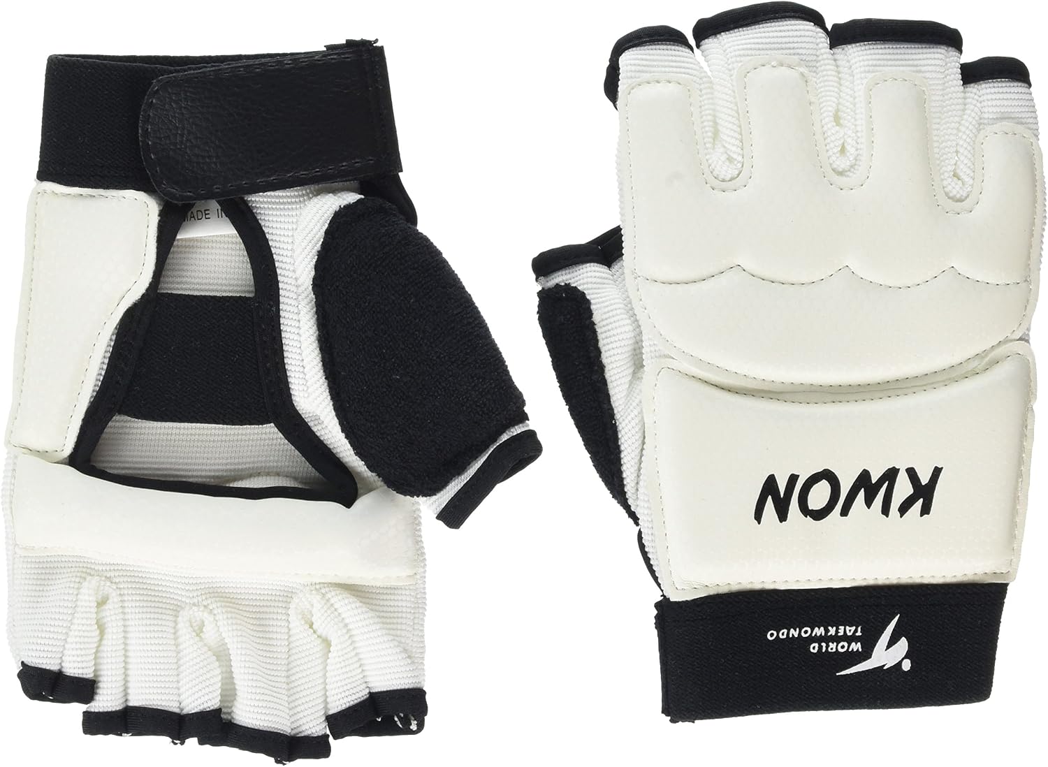 KWON WT World TKD 4009000 Protective Boxing Gloves XS White
