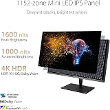 ASUS ProArt PA32UCG-K 32" 4K HDR IPS Mini LED 1600 nits 120Hz Calman Ready view 2
