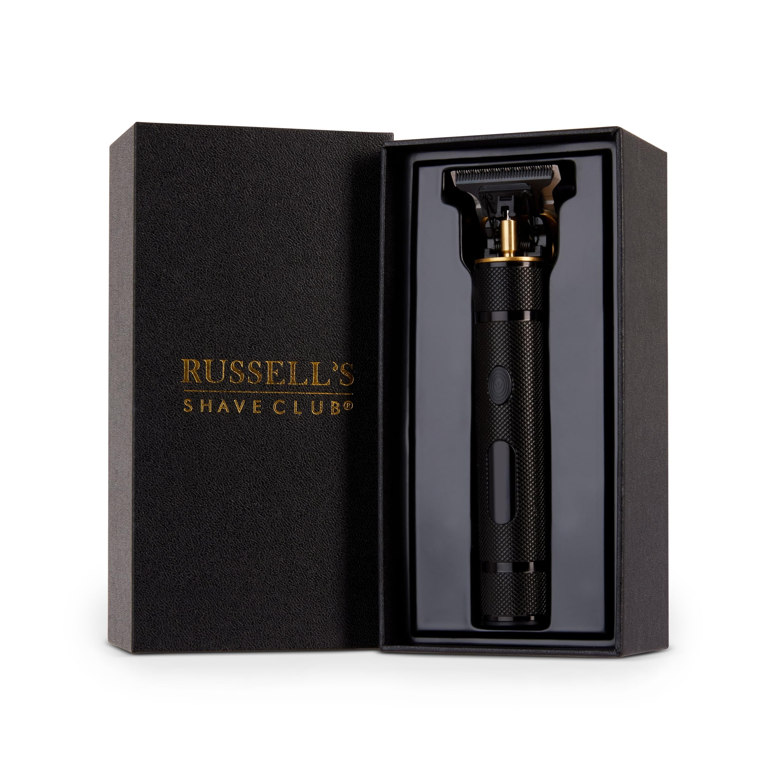 Russell's Precision Pro Electric Cordless Beard Trimmer Detailers with Ceramic Blades (Black) - Premium Barber Quality